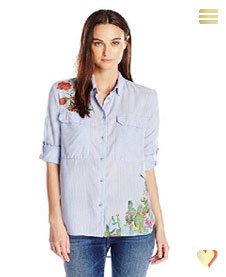 Desigual Hemd Miriam, blau.