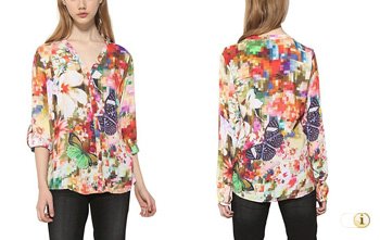 Desigual Hemd Cam Sol, bunt.