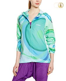 Desigual Jacke Sport, Athleisure, Sweatjacke Pili. Farbe: grün.