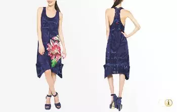 Desigual Sommer, Kleid 'Roula', blau.