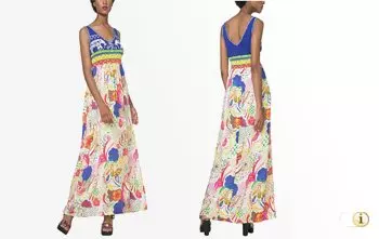 Desigual Sommer, Kleid Vest_quard, bunt.