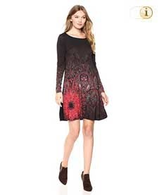 Desigual Kleid Vest Jaipur Farbe: schwarz.