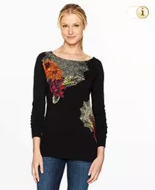 Desigual Pullover Aneta, schwarz.