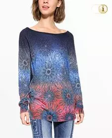 Desigual Pullover, Carlin, blau.