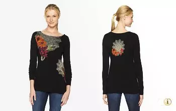 Schwarzer Desigual Pullover Aneta, schwarz.