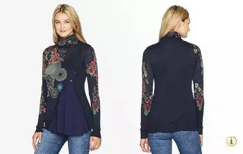 Desigual Herbst, Pullover chantale, blau.