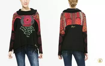 Desigual Herbst, Pullover Maglioncino, braun.