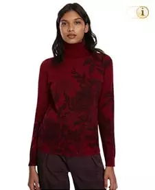 Desigual Pullover JERS Garden, rot.