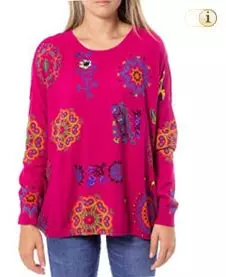 Desigual Pullover Maglia, pink.