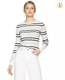 Weisser Desigual Pullover Noella, weiss.