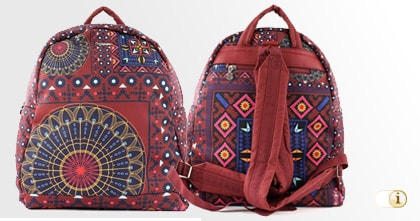 Desigual Rucksack Atari Venice, rot.