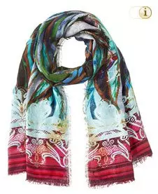 Desigual Foulard, Schal, Loopschal Sweet Forest, bunt.