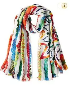 Desigual Herbst, Foulard, Schal, Loopschal, bunt.