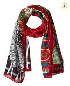 Desigual Herbst, Foulard, Schal, Loopschal Alabama, bunt.