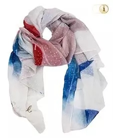 Desigual Herbst, Foulard, Schal, Loopschal MISHA, weiß.