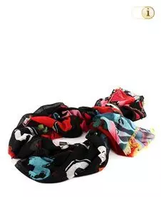 Desigual Foulard, Schal, Loopschal Arty Negro, schwarz.