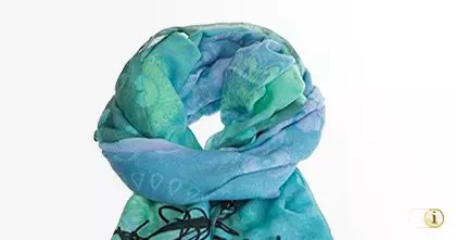 Desigual Damen Foulard, Schal, Loopschal, grün.