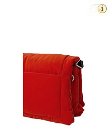 Happy Bag Dortmund Flap in absolut Rot. Stoff: smartes Polyester. Farbe: rot.