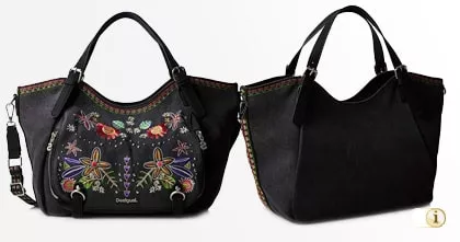 Schwarze Desigual Tasche, Candem Rotterdam - Handtasche.