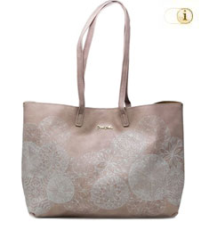 Tasche BOLS ZOE SEATTLE mit ton-in-ton Mandalamustern. Farbe: rosa.