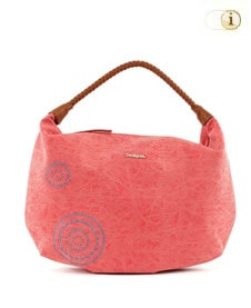 Tasche Calypso Avignon im Boho-Look und Krokoprint. Farbe: aprikose.