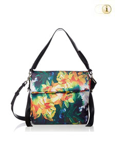 Bunte Tasche Bols Rep Bosco Kiev mit aufgedruckten Blumenmuster.