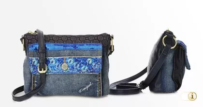 Blaue Desigual Tasche, Orleans-Extra Exotic.