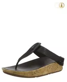 Schwarze Fitflop Damen Sandalen. Sandale “IBIZA”, schwarz.