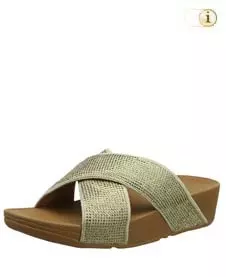 Fitflop Damen Ritzy Slide Sandale, grün.