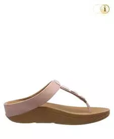 FitFlop Damen Roka Toe-Thong Plateausandalen, rosa.