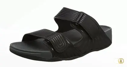 Schwarze FitFlop Gogh Moc Pool Herren-Sandale.