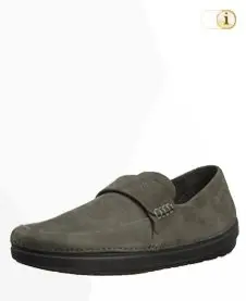 Fitflop Flex Loafer (nubuck), Herren Sneaker, grüngrau.