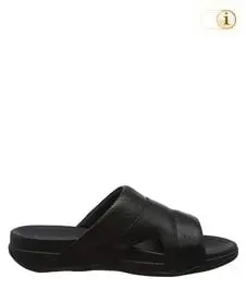 Fitflop Herren Freeway Pool-Pantoletten, schwarz.