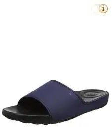 Fitflop Herren Lido Slide Neoprene Peeptoe Sandalen, blau.