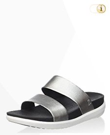 FitFlop Ciabatta Loosh SLIDE Sandale, silber.