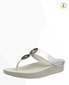 FitFlop Damen Pierra Sandale, silber.