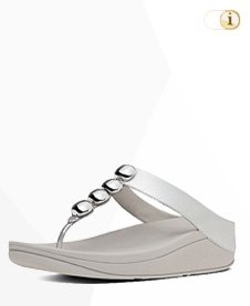 FitFlop “Rola” Sandale, silber.