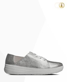 FITFLOP SPORTY LACE UP Schuh, silber.