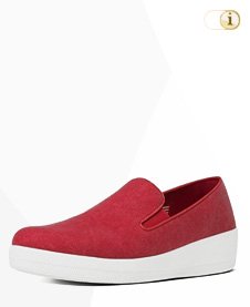 FitFlop Superskate Slipper, rot.