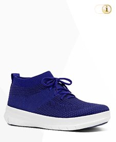 Fitflop Uberknit SLIP-ON HI TOP Schuh, blau.