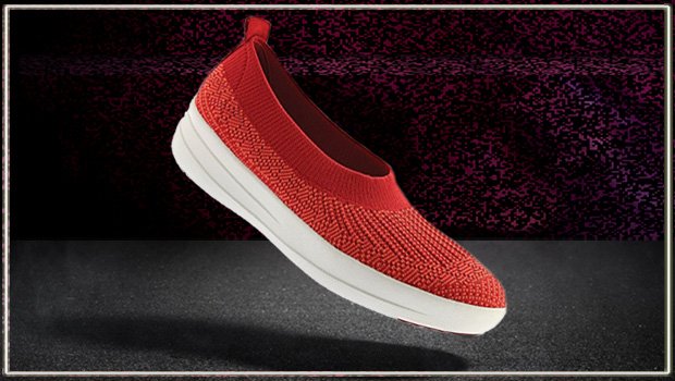 Uberknit Sporty Ballerina,
rot.