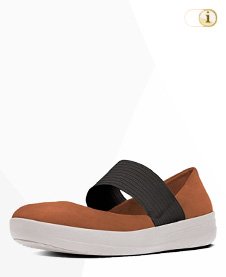 FitFlop F-SPORTY Tm MARY JANE DARK TAN, Schuhe, braun.