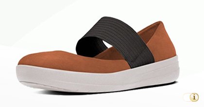 Fitflop F-SPORTY TM MARY JANE Schuhe in braun.