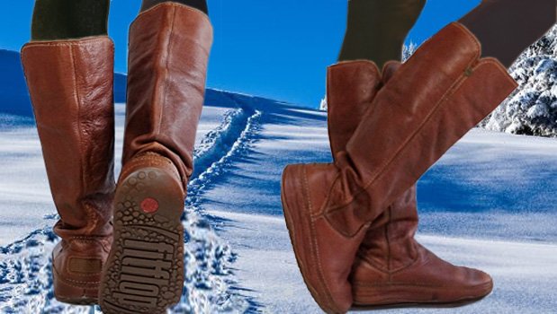 FitFlop Boots, Winterstiefel, kastanienbraun.