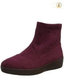 FitFlop Damen Stiefel Ottie Sock Faux, rot.