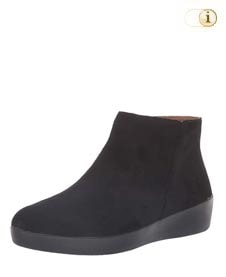 Schwarze FitFlop Damen Stiefel, Stiefelette Sumi, schwarz.