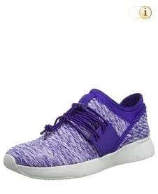 Fitflop Schuhe Damen, Artknit Angeline Lace Up Sneaker, blau.