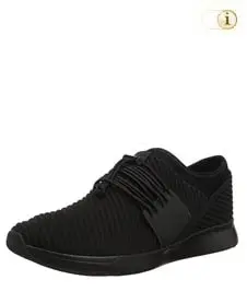 Schwarze Fitflop Schuhe Damen, Artknit Angeline Lace Up Sneaker, schwarz.