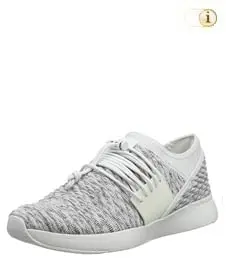 Fitflop Schuhe Damen, Artknit Angeline Lace Up Sneaker, weiß.