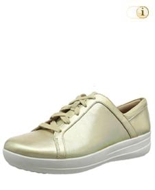 FitFlop™ Iridescent Sneaker in mettallic-grün.